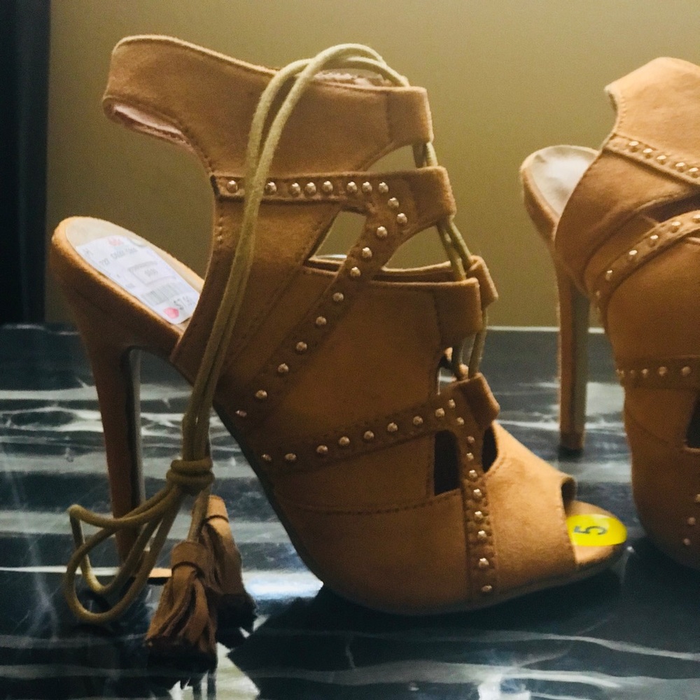 Caramel Suede heels